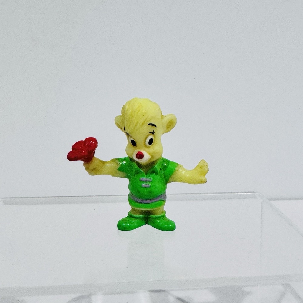 Vintage Disney Gummi Bears Plastic Sunni Figurine 1991 Kelloggs Cereal Box Toy